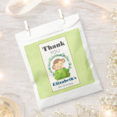 Sachets En Papier Cute Safari Singe Anniversaire Merci (Coupé)