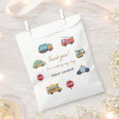 Sachets En Papier Cute Service Vehicle Birthday bash Favor Bags (Coupé)