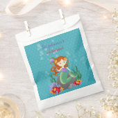 Sachets En Papier Cute sirène (Coupé)