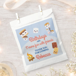 Sachets En Papier Cute S'mores Campout Anniversaire