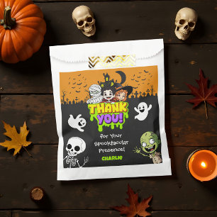 Sachets En Papier Cute Spooktacular Halloween Monster fête d'anniver