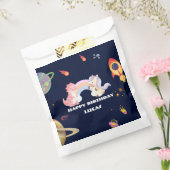 Sachets En Papier Cute Unicorn Dinosaur Galaxy Rocket fête d'anniver (Scellé)