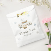 Sachets En Papier Cute Winter Arctic Cow Baby Shower (Scellé)