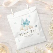 Sachets En Papier Cute Winter Polar Bears Baby Shower (Coupé)
