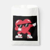 Sachets En Papier Dabbing Coeur drôle Cadeaux Valentines Jour (Devant)
