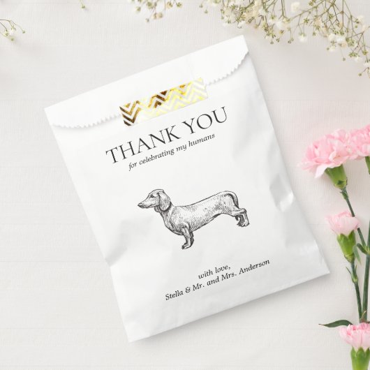 Sachets En Papier Dachshund Saucage Chien Traiter animal de compagni (Scellé)