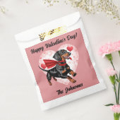 Sachets En Papier Dachshund Valentine's Day Favor Bags (Scellé)