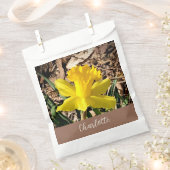Sachets En Papier Daffodile de printemps jaune dans le jardin Nom pe (Coupé)
