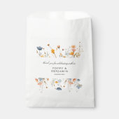 Sachets En Papier Dainty Floral Fleur sauvage Mariage (Devant)