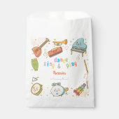Sachets En Papier Danse chanter et jouer anniversaire de enfant (Devant)
