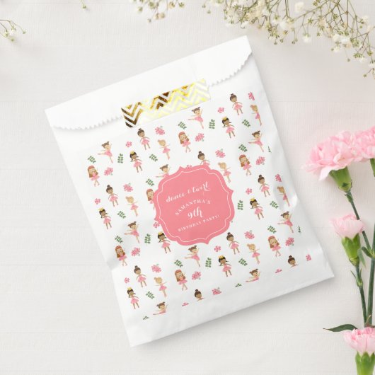 Sachets En Papier Danse de ballet & Twirl Ballerina rose Anniversair (Scellé)