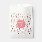 Sachets En Papier Danse de ballet & Twirl Ballerina rose Anniversair (Devant)