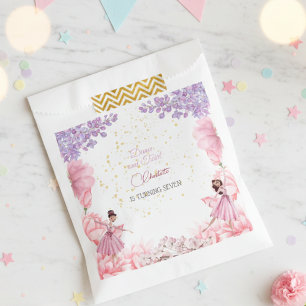 Sachets En Papier Danse et ballerine tourbillon anniversaire