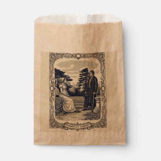 Sachets En Papier Darcy et Elizabeth (Devant)