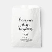 Sachets En Papier De Nos Chiens Doggie Sac Chien Traiter Faveurs Mar (Devant)