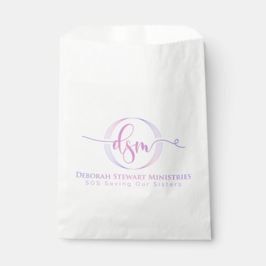 SACHETS EN PAPIER DEBORAH STEWART MINISTRIÈRES (Devant)