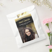 Sachets En Papier Déco Chevrons | 2 Photo Graduation Party (Scellé)