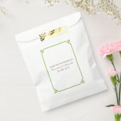 Sachets En Papier Déco verdoyant Mariage chic (Scellé)