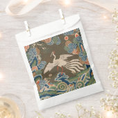 Sachets En Papier Décor d'antiquité chinois d'oiseaux (Coupé)
