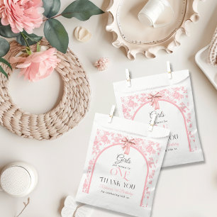 Sachets En Papier Décor pour le premier anniversaire avec un nœud ro