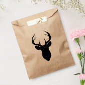 Sachets En Papier Deer Head Antlers Rustic Country Modern Faveur (Scellé)