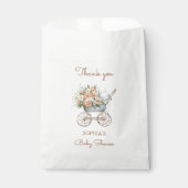 Sachets En Papier Défilé de bébé floral boho (Devant)