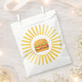 Sachets En Papier Delicioso hamburguer com batatas fritas (Coupé)