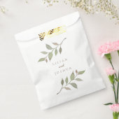 Sachets En Papier Delicy Fall Greenery Elegant Script Mariage (Scellé)