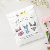 Sachets En Papier Dentelle française pour la douche de la mariée lin (Scellé)