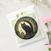Sachets En Papier Déplaisant Black Chat Light Vert Joyeux Halloween (Scellé)