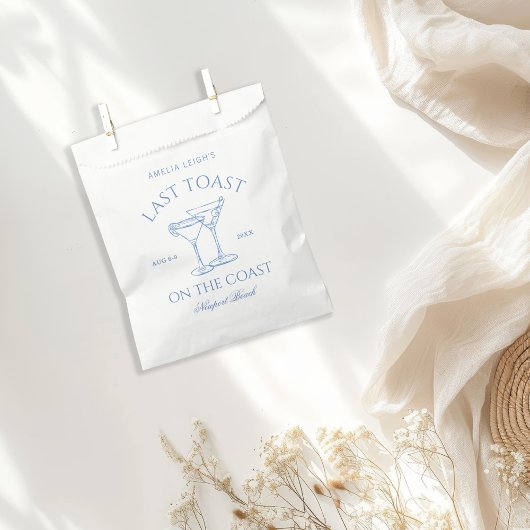 Sachets En Papier Dernier Toast sur la Côte Bachelorette Week-end