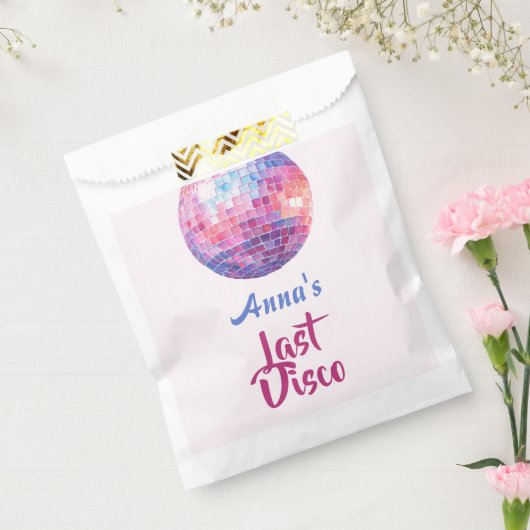 Sachets En Papier Dernière soirée de bachelorette Disco | Sachets en (Scellé)