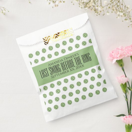 Sachets En Papier Dernière swing avant la sage de Mariage de pickleb (Scellé)