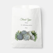 Sachets En Papier Des teintes succulentes de blues pâles (Devant)