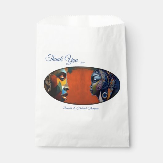 Sachets En Papier Design moderne égyptien, islamique, arabe et afric (Devant)