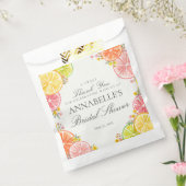 Sachets En Papier Dessert de Fête de Fiançailles Citrus Floral Main (Scellé)