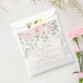 Sachets En Papier Dessert Mariage de l'Hydrangée végétale rose (Scellé)