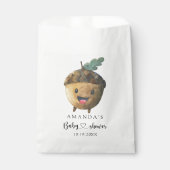 Sachets En Papier Dessin d'automne sur le Baby shower des glands (Devant)