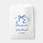 Sachets En Papier Dessins à main Doodles Ribbon Bow Mariage (Devant)