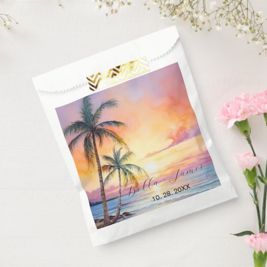 Sachets En Papier Destination Sunset Beach Wedding (Scellé)