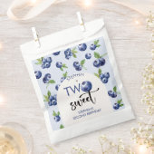 Sachets En Papier Deux anniversaire de enfant de bleuets doux (Coupé)