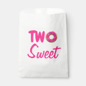 Sachets En Papier Deux beignets sucrés 2e anniversaire (Devant)