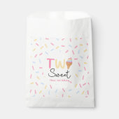 Sachets En Papier Deux crème glacée douce Deuxième fête d'anniversai (Devant)