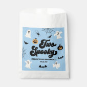Sachets En Papier Deux Éffrayants Blue Halloween 2e fête d'anniversa (Devant)