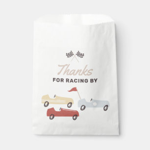 Sachets En Papier Deux Fast Race Car Boy 2e fête d'anniversaire
