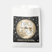Sachets En Papier Deux La Lune 2e fête d'anniversaire (Devant)