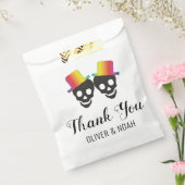 Sachets En Papier Deux mariés et confetti Merci gay mariage (Scellé)