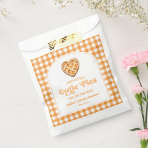 Sachets En Papier Deux petites tartes mignonnes Fête rétro pour jume