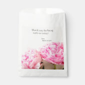 Sachets En Papier Deux pivoines roses (Devant)