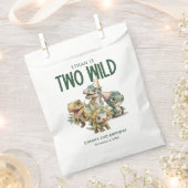 Sachets En Papier Deux Wild Cute Dinosaur 2e fête d'anniversaire (Coupé)